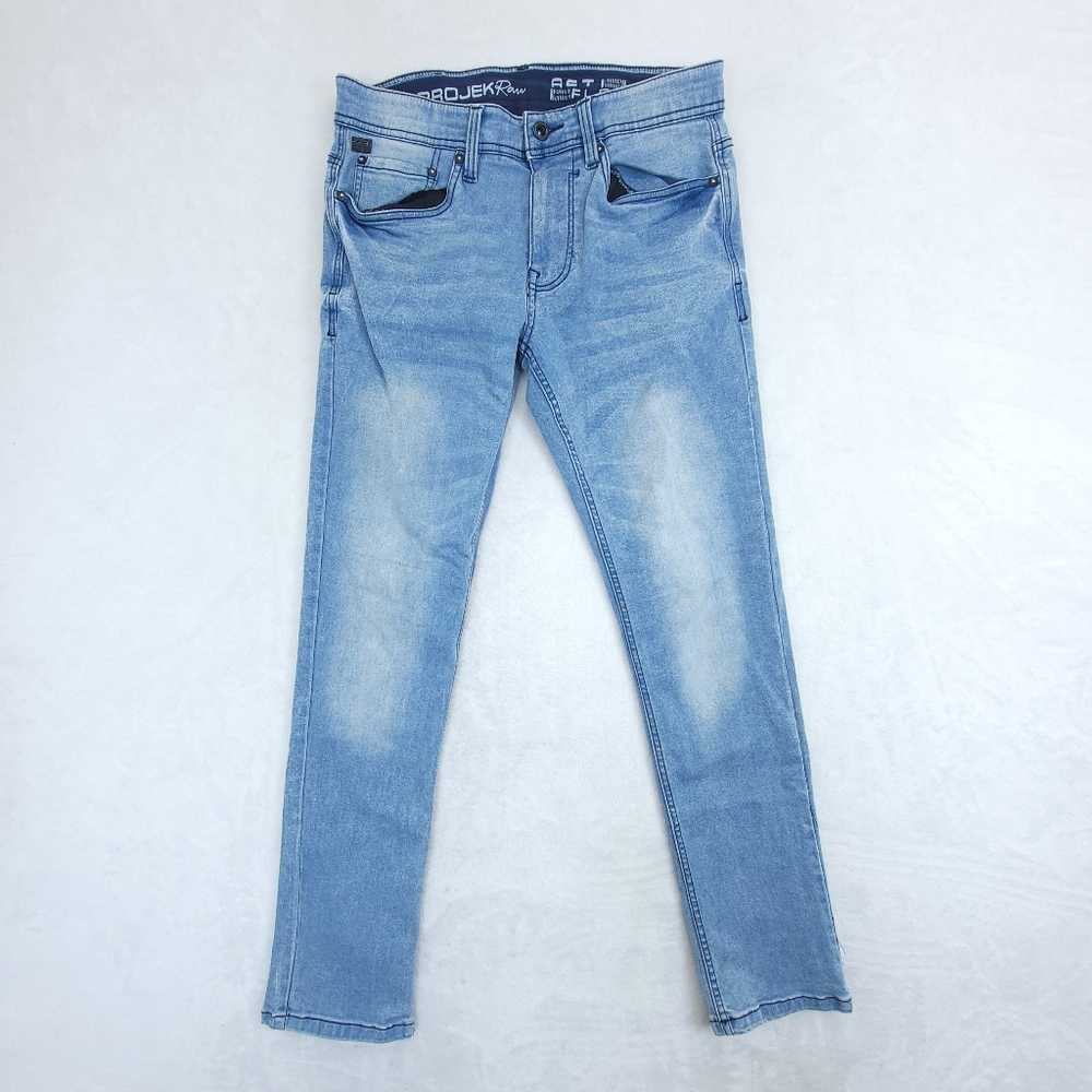 Projek Raw Mens HIRI Skinny Stretch Jeans Size 30x28